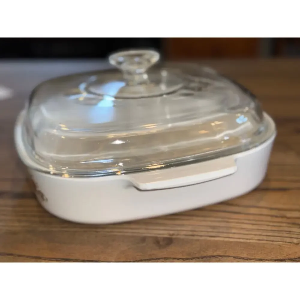 Vintage CorningWare Spice o' Life “Le Romarin”A-10-B Casserole Dish W/ Pyrex Lid